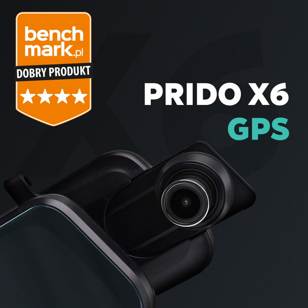 Prido X6 GPS wyróżnione jako Dobry Produkt przez Benchmark.pl