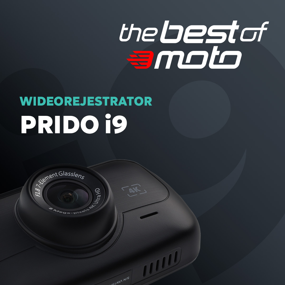 Srebrny medal dla kamery Prido i9 w kategorii Gadżet Motoryzacyjny Roku